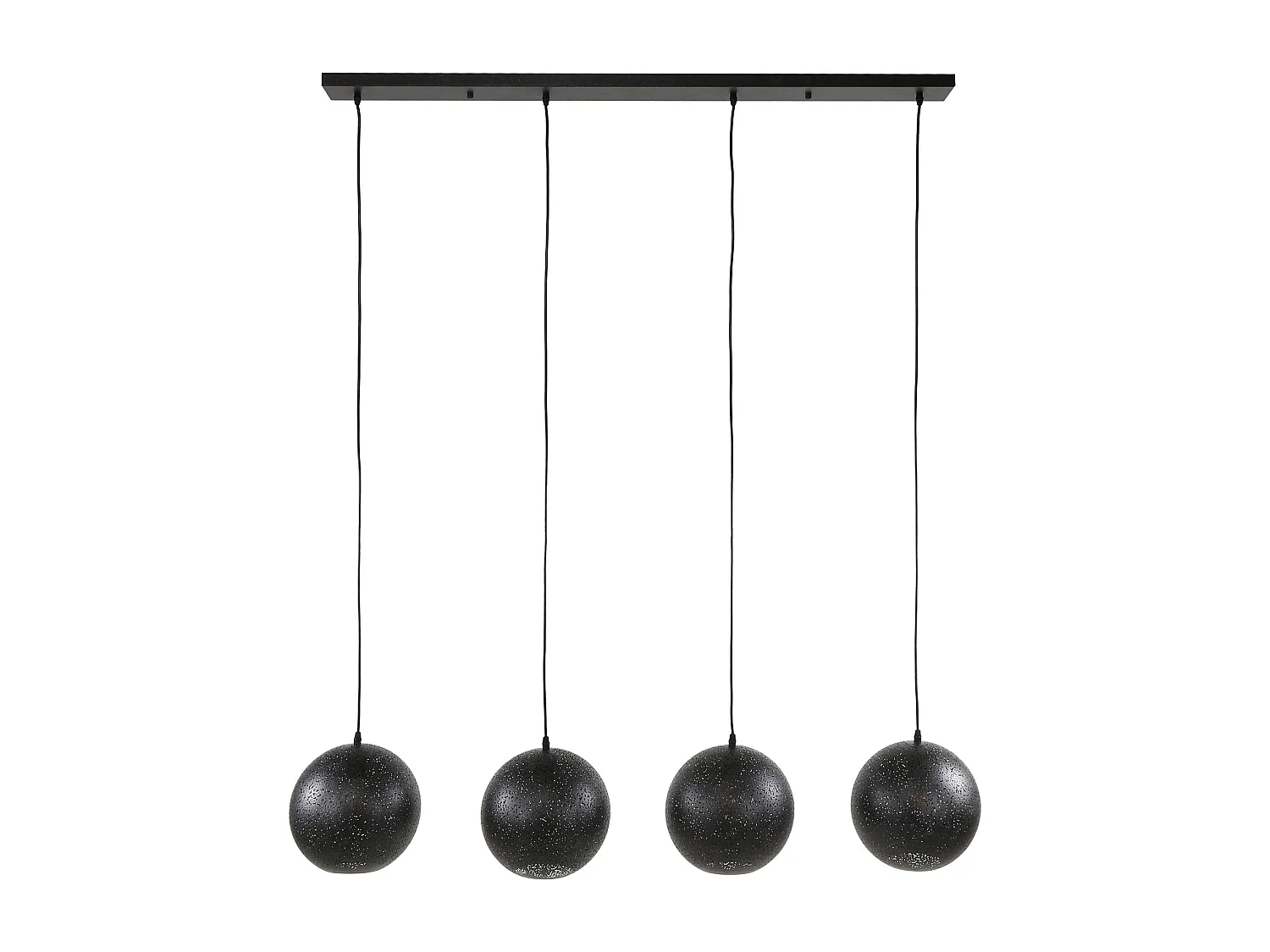 Suspension 4x Ø25 Zip - Noir Artic
