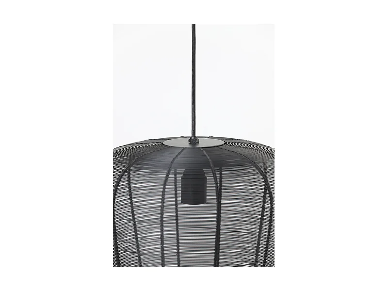 Lampe à suspension ADETA - Ø31x37cm - Noir