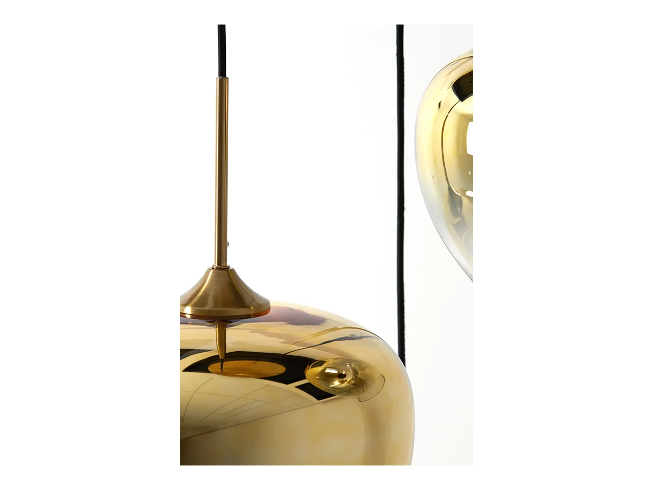 Suspension MAYSON - Ø40x160cm - Doré