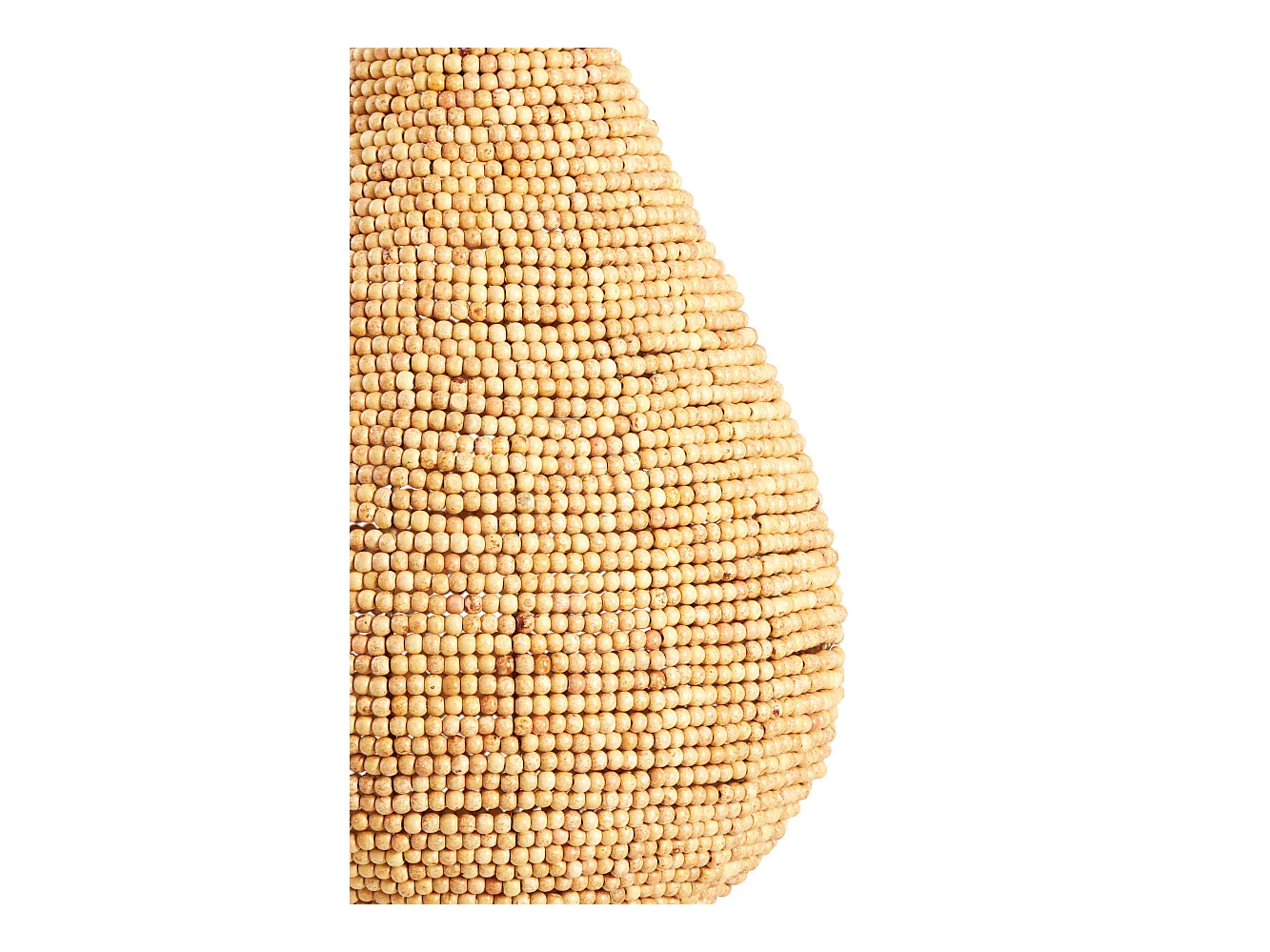 Hanglamp KABINDA - Ø31x39cm - Bruin