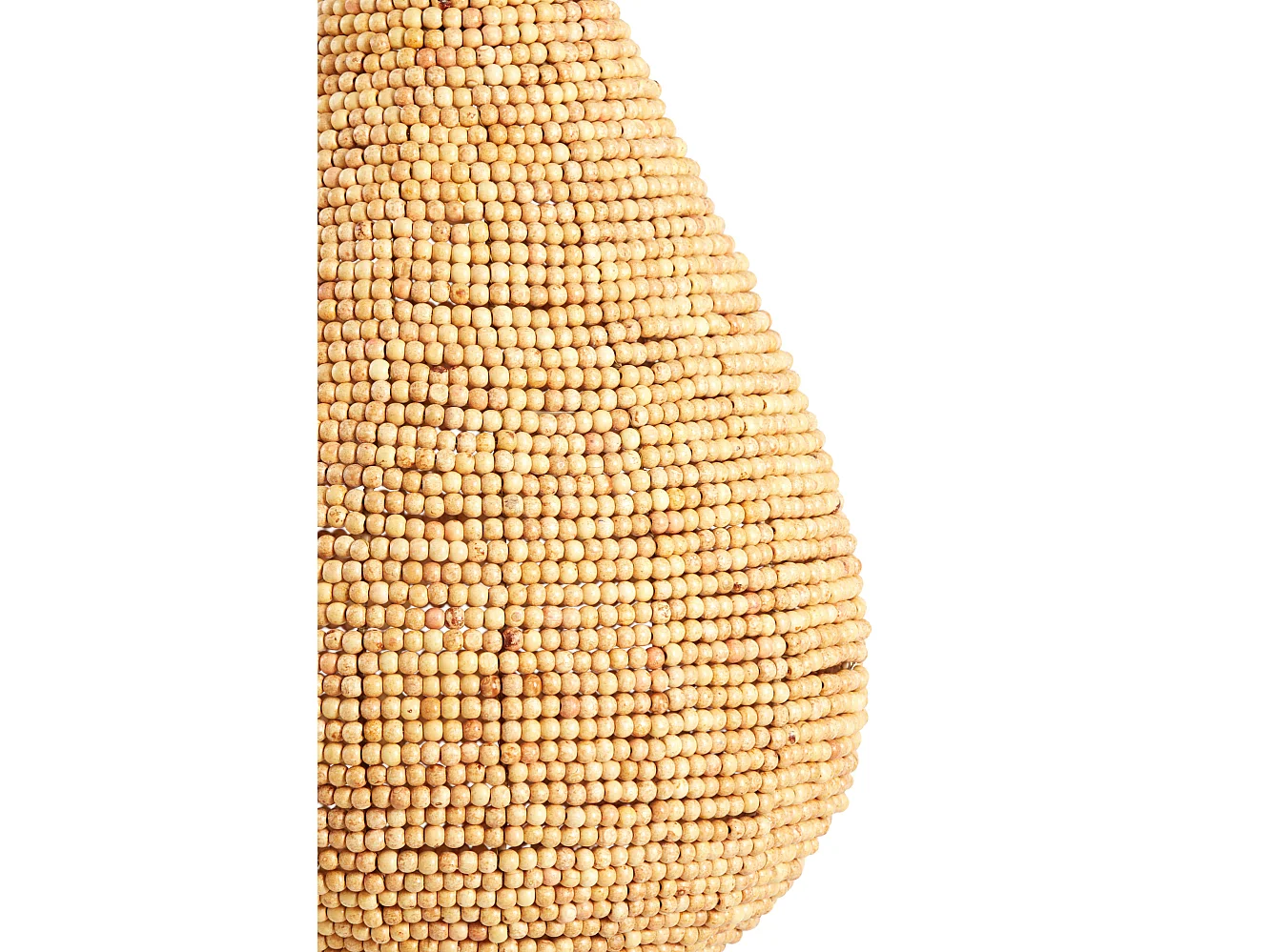 Hängelampe KABINDA - Ø31x39cm - Braun