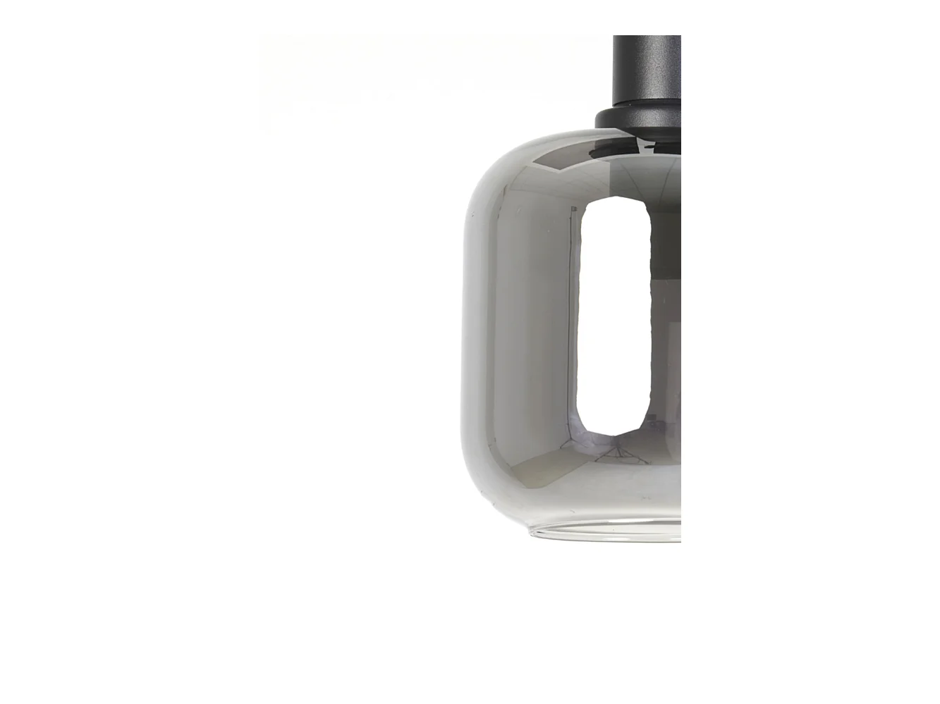 Lampe à suspension LEKAR - Ø21x37cm - Gris