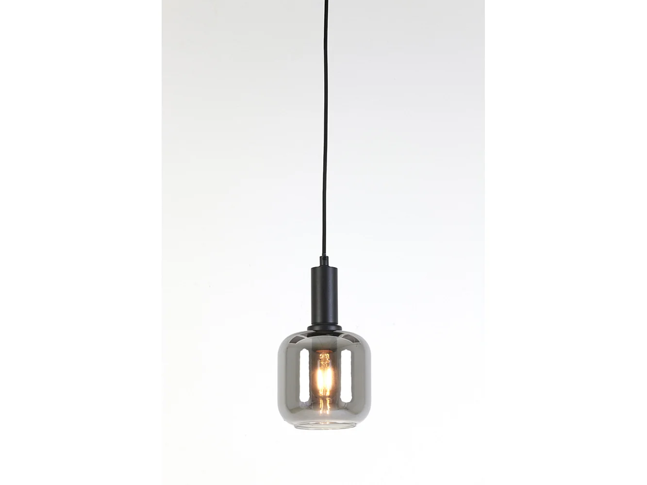 Lampe à suspension LEKAR - Ø21x37cm - Gris