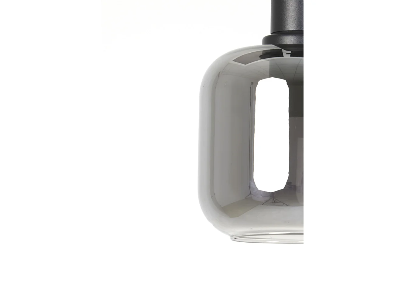 Lampe à suspension LEKAR - Ø21x37cm - Gris