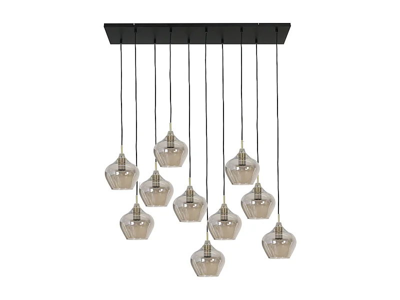 Suspension RAKEL - 124x35x60cm - Bronze
