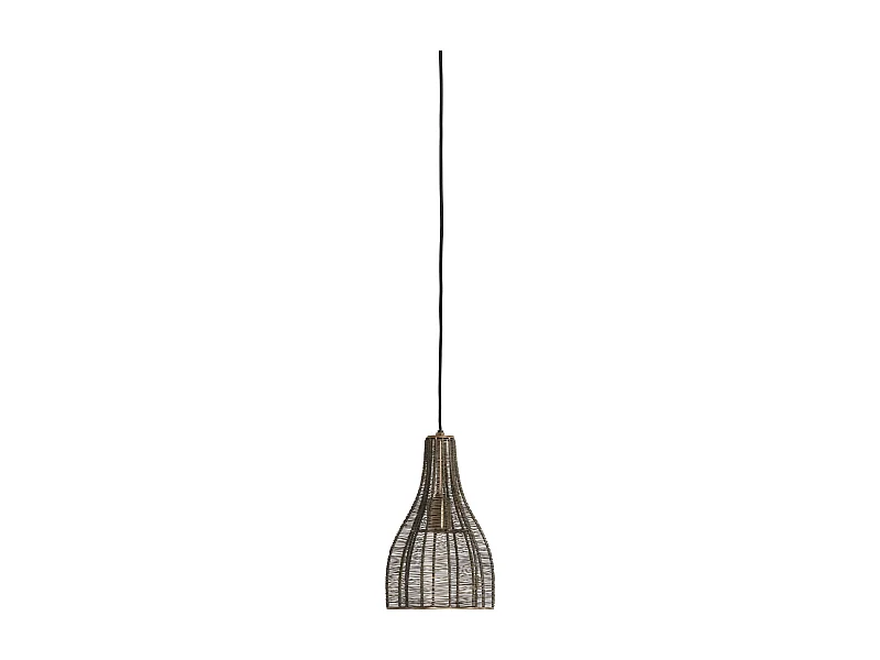 Lampe à suspension MARIAMA - Ø19x30cm - Bronze