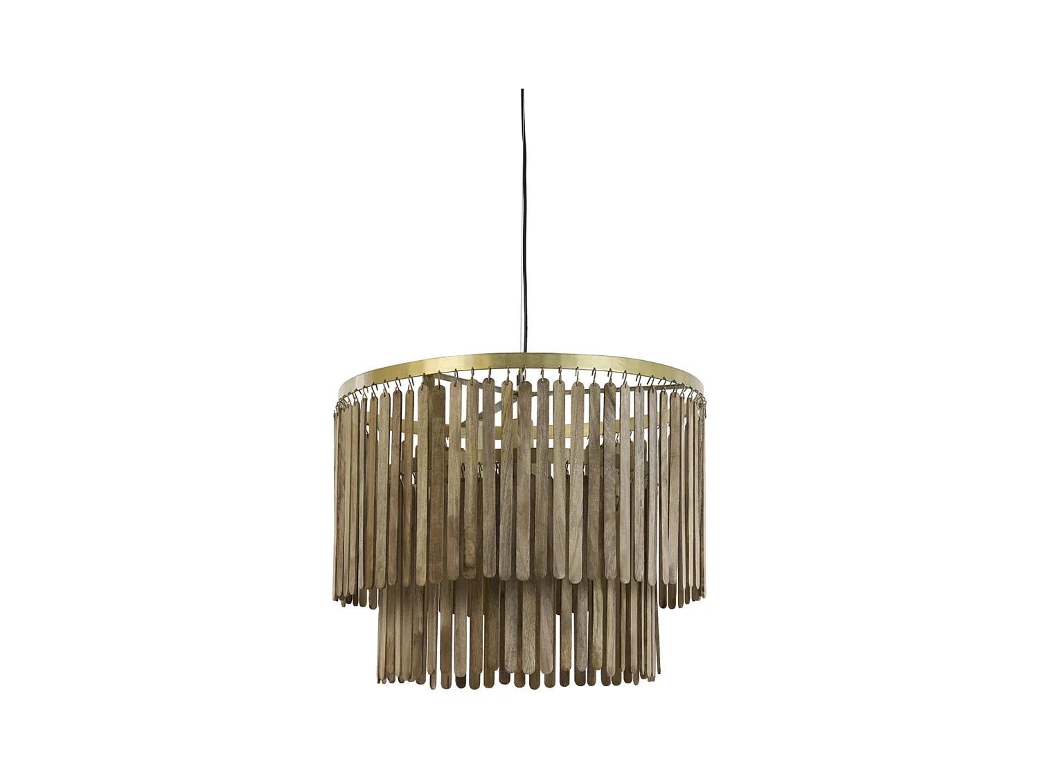 Suspension GULARO - Ø60x43cm - Marron