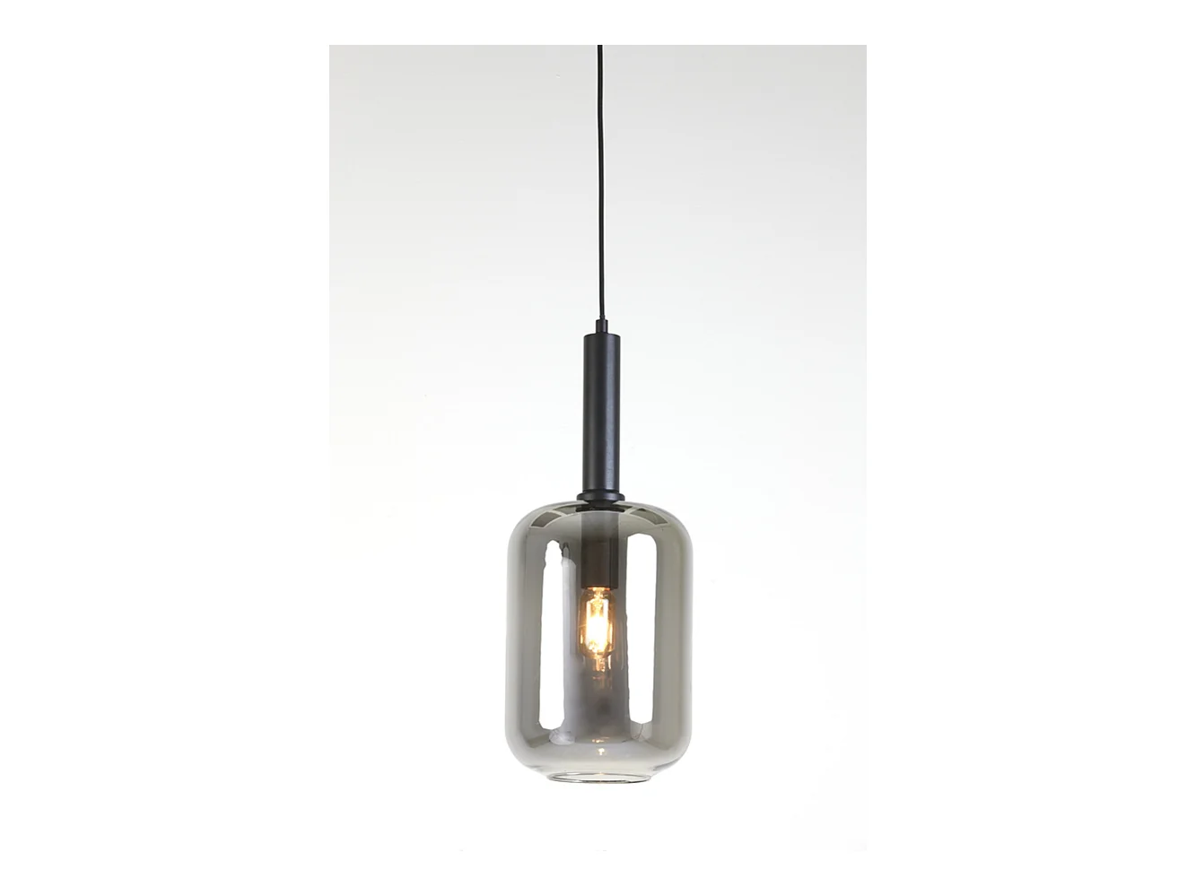 Hängelampe Lekar - 22x22x52 - Grau