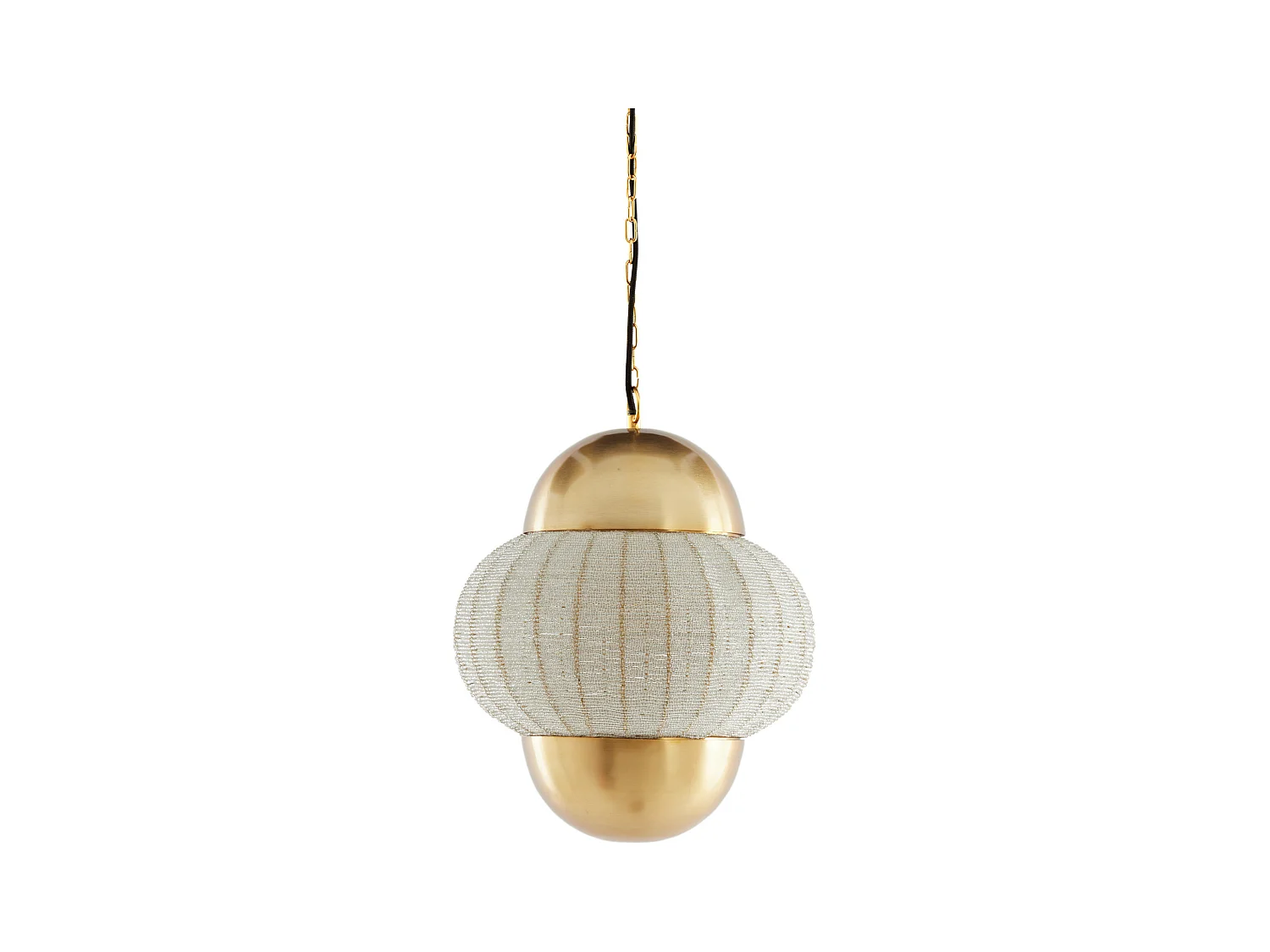 Lampe à suspension CETARA - Ø33x38cm - Argent