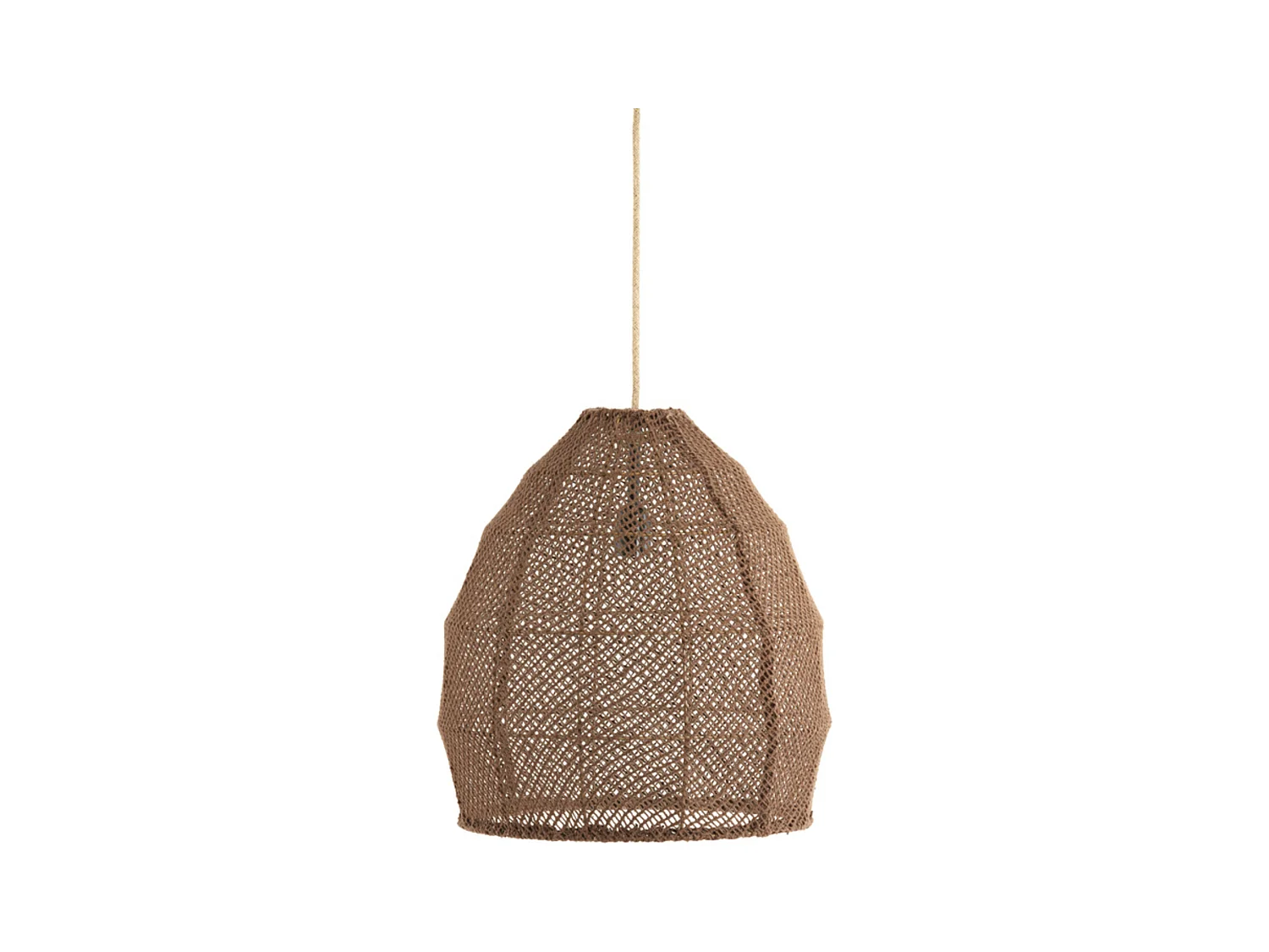 Suspension MAKASSAR - Ø42x42cm - Marron