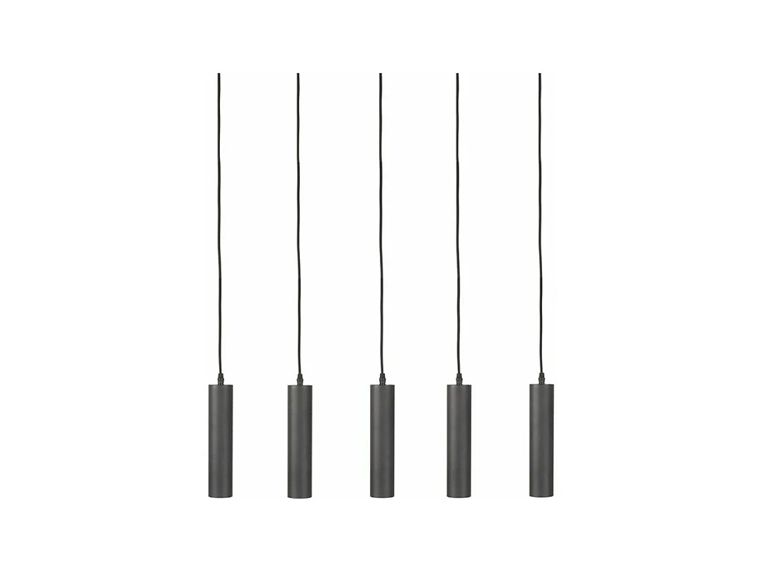 Suspension Ferroli - Noir - Métal - 5 lumières