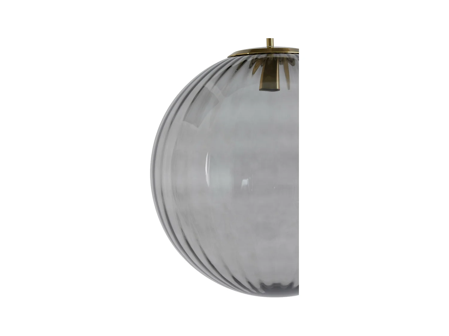Lampe suspendue MAGDALA / Ø40x40cm - Gris