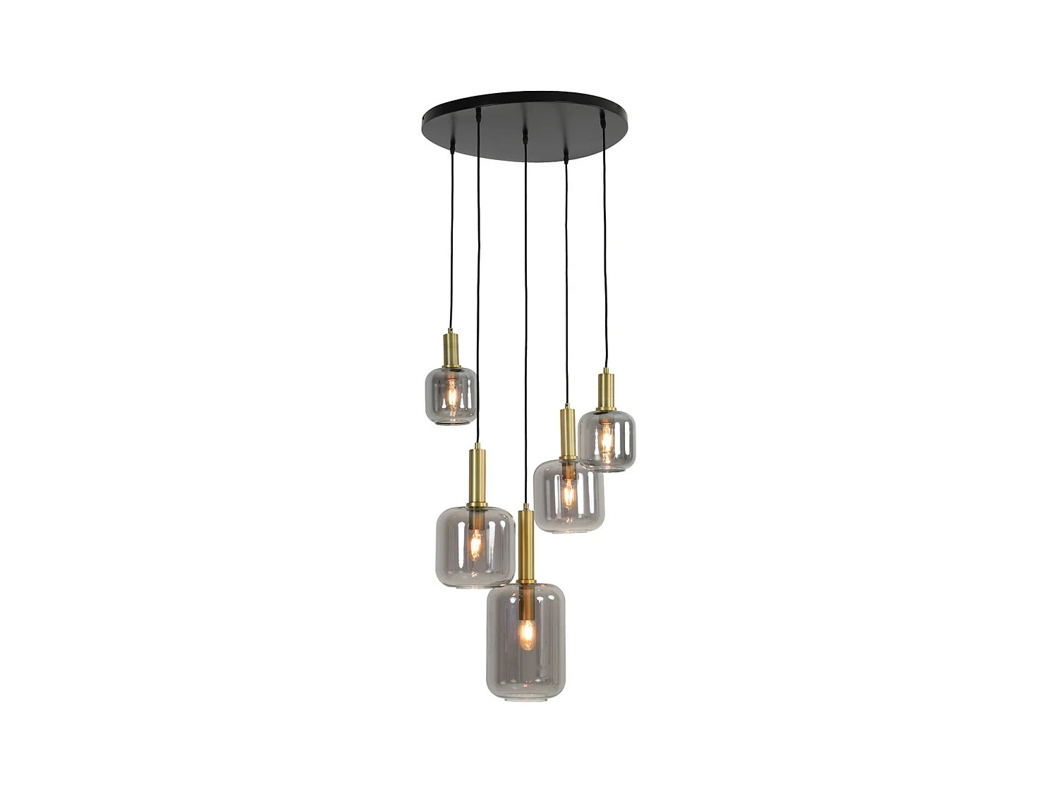 Lampe suspendue Lekar - 66x66x80 - Bronze