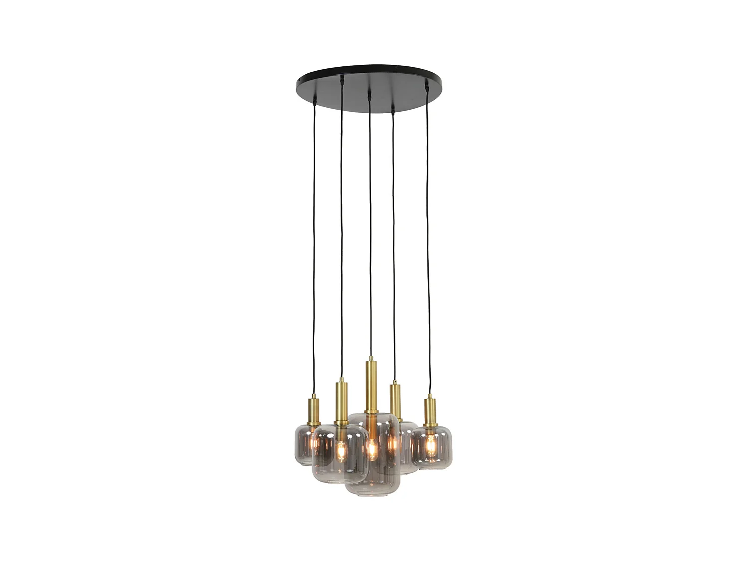 Lampe suspendue Lekar - 66x66x80 - Bronze