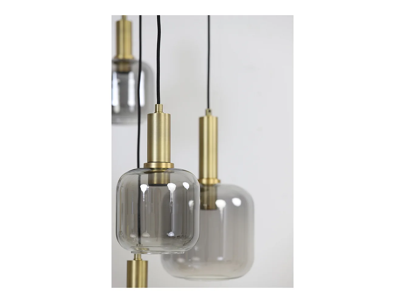 Lampe suspendue Lekar - 66x66x80 - Bronze