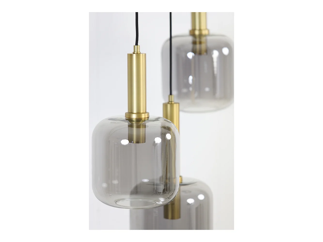 Lampe suspendue Lekar - 66x66x80 - Bronze