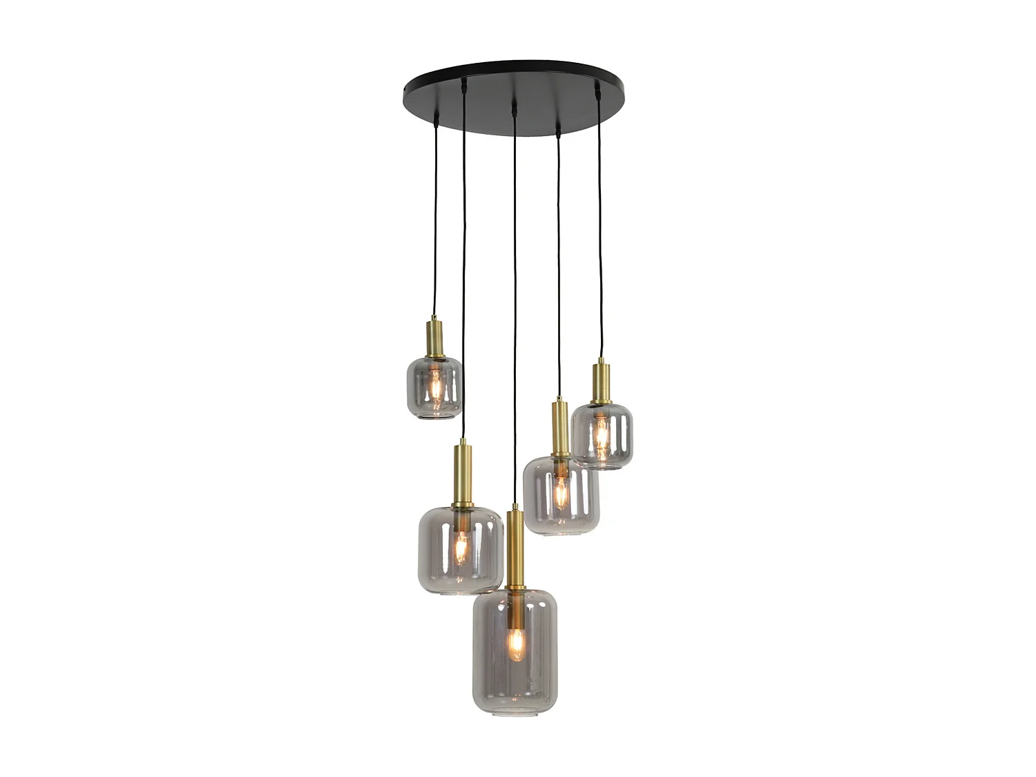 Lampe suspendue Lekar - 66x66x80 - Bronze