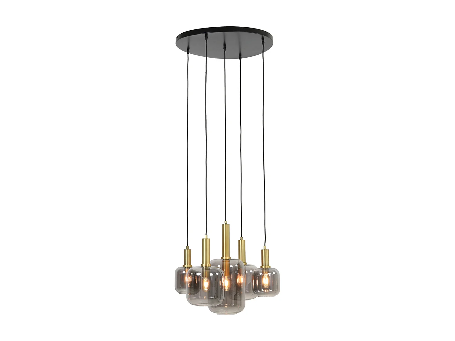 Lampe suspendue Lekar - 66x66x80 - Bronze