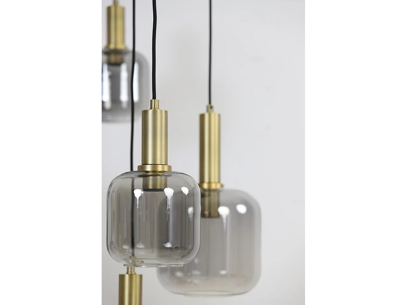 Lampe suspendue Lekar - 66x66x80 - Bronze