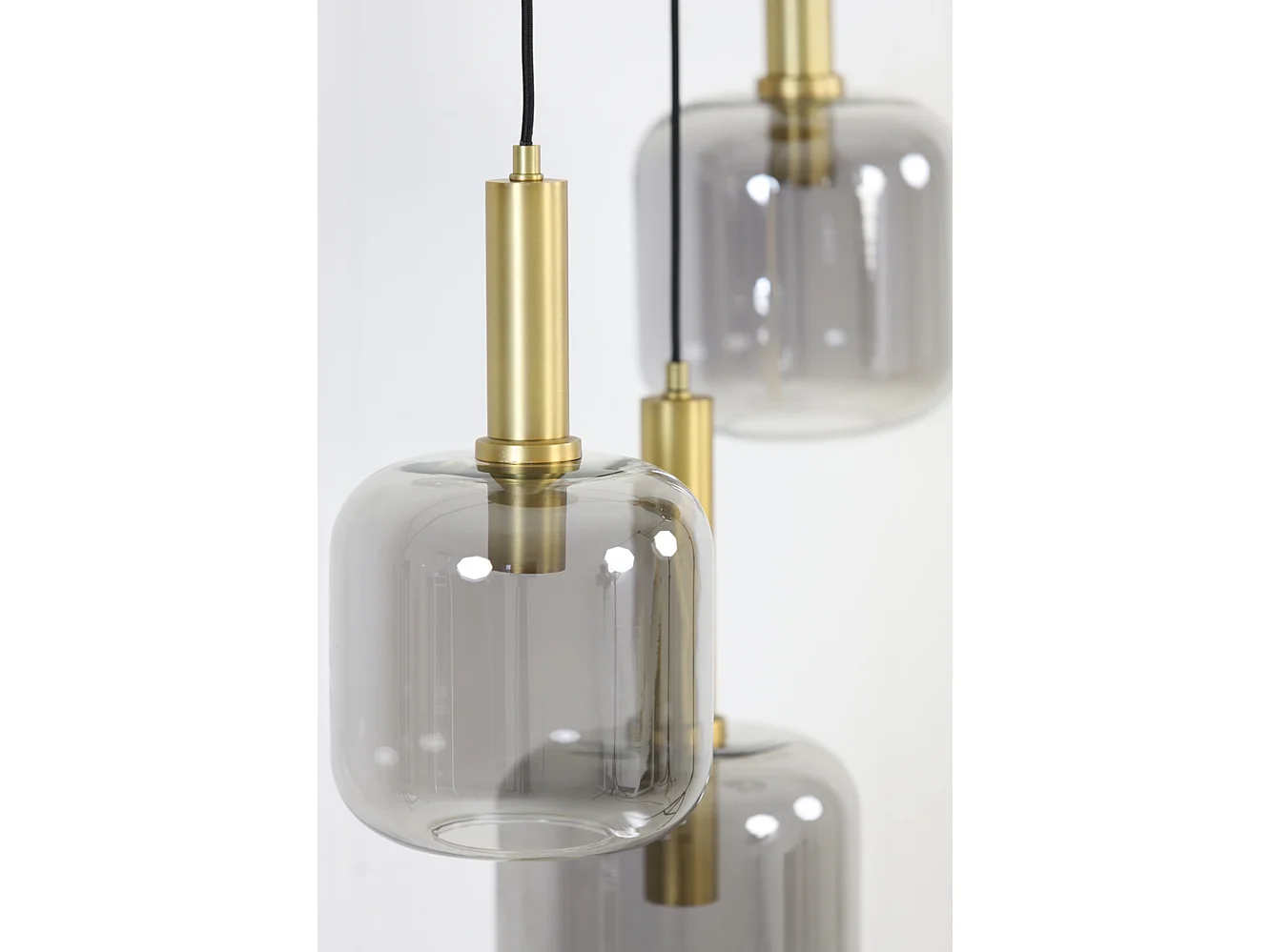 Lampe suspendue Lekar - 66x66x80 - Bronze