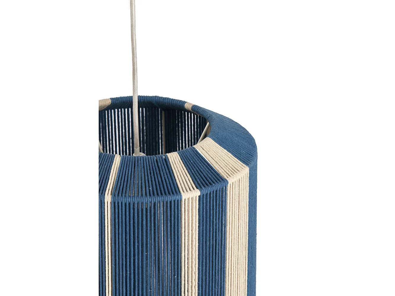 Suspension KOZANA - Ø30x46cm - Bleu