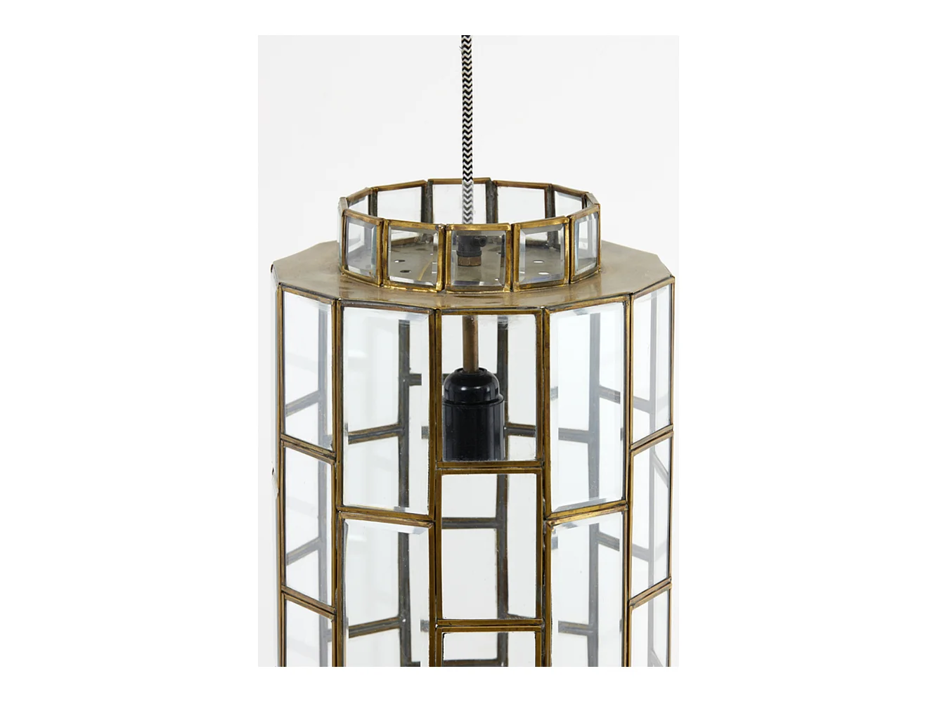 Lampe à suspension SØSTRENE - Ø24x45cm - Bronze
