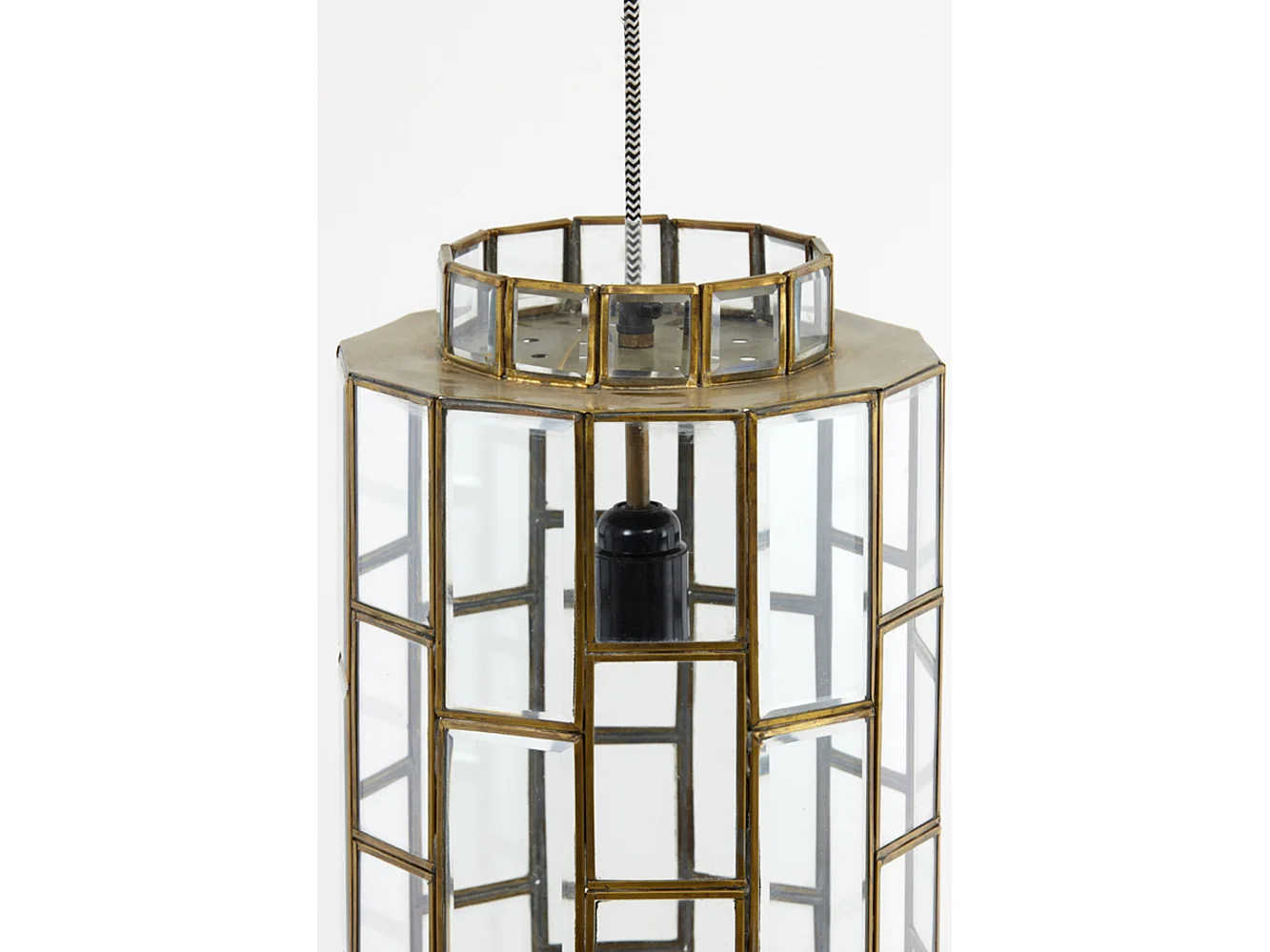 Lampe à suspension SØSTRENE - Ø24x45cm - Bronze