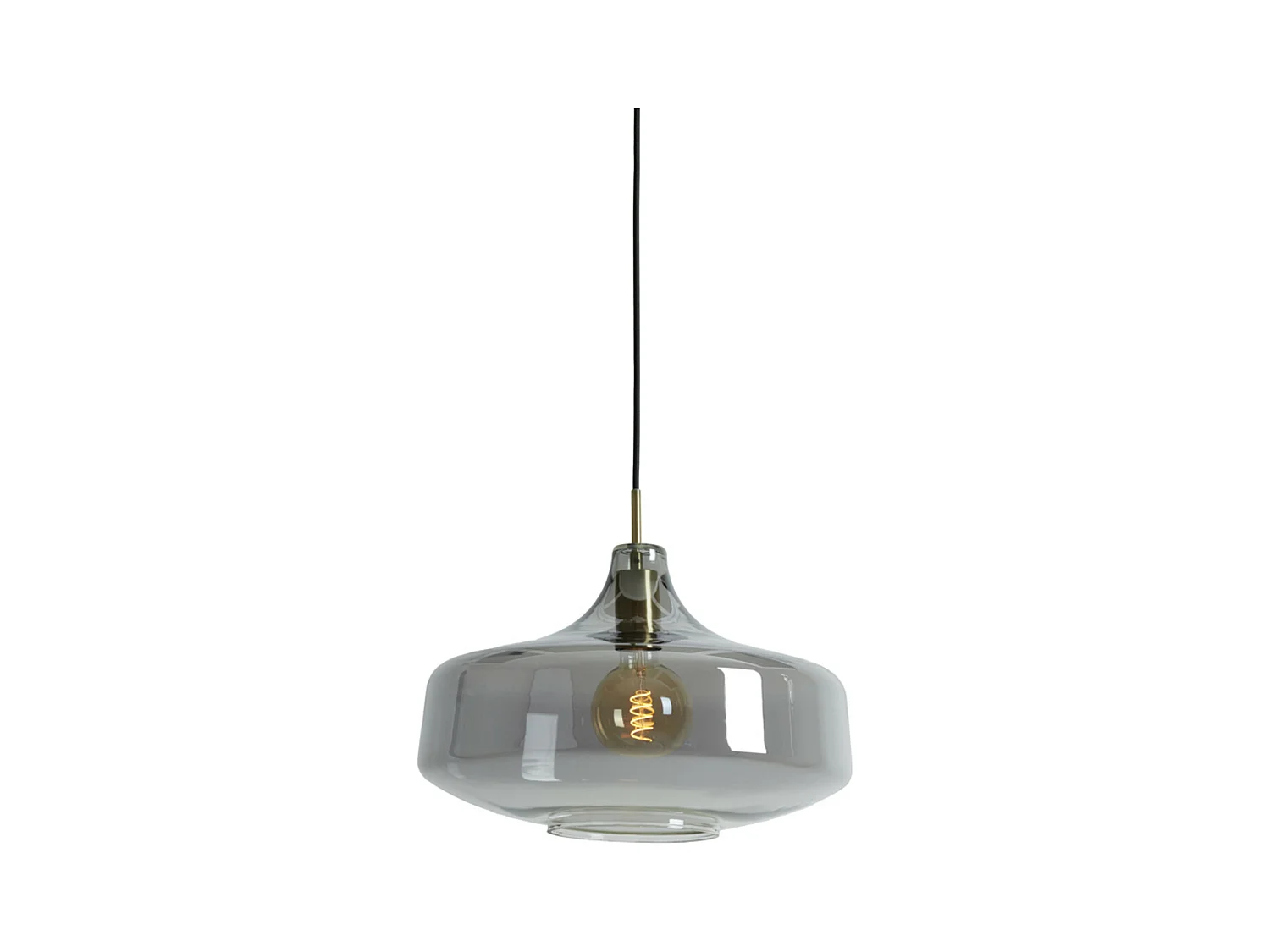 Lampe à suspension SOLNA - Ø39,5x27cm - Bronze