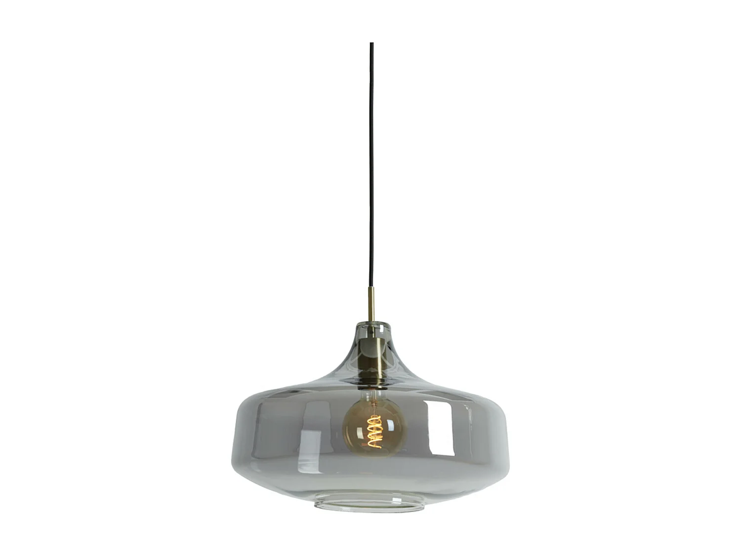 Lampe à suspension SOLNA - Ø39,5x27cm - Bronze