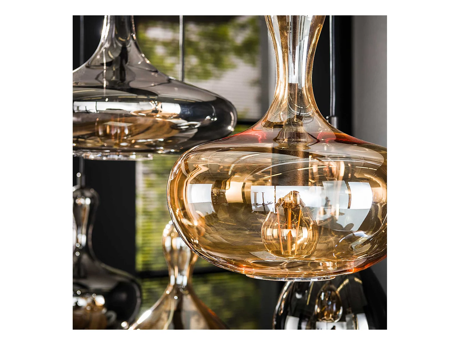 Suspension 4+3 Carafe - Noir Artic