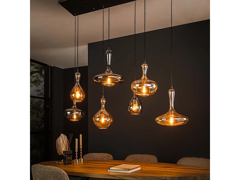 Suspension 4+3 Carafe - Noir Artic