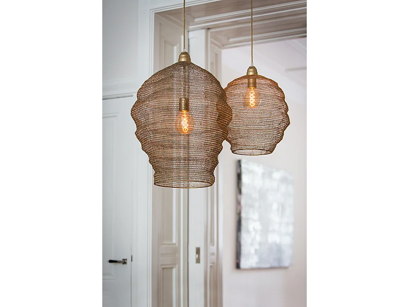 Suspension NIKKI - Ø45x60cm - Bronze