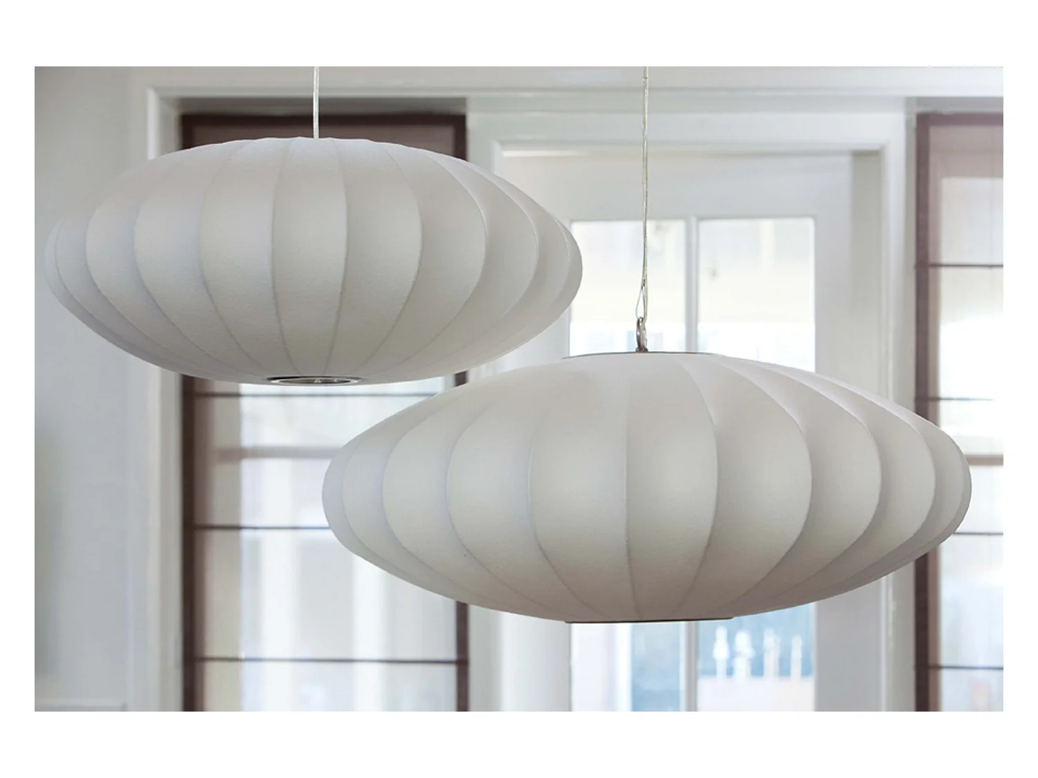 Pendelleuchte FAY - Ø50x22cm - Weiß