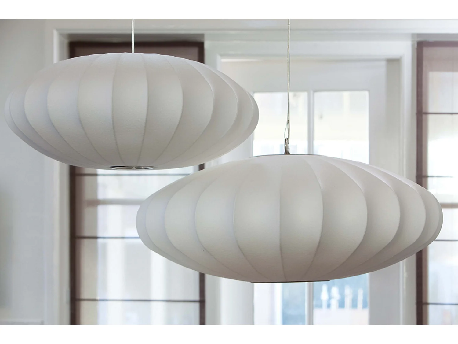 Suspension FAY - Ø50x22cm - Blanc