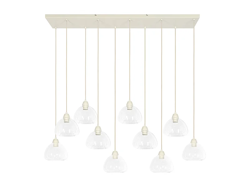 Hanglamp BISHO - 120x19x14cm - Wit