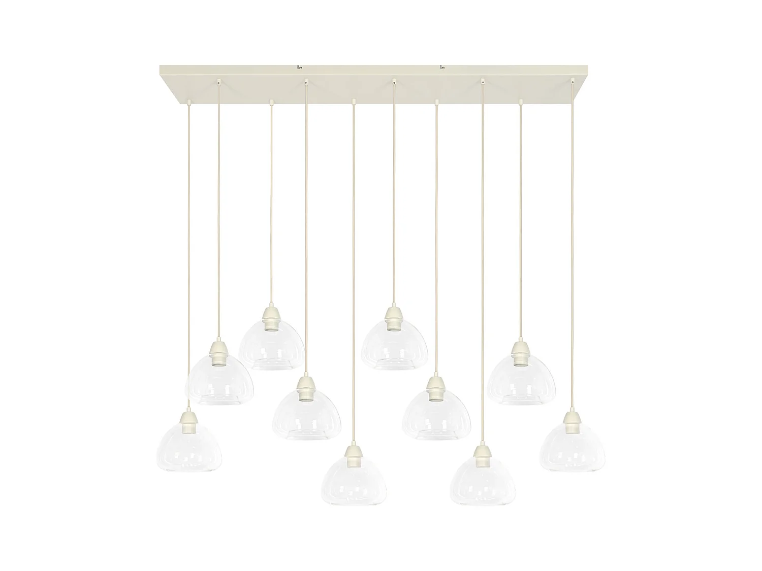 Suspension BISHO - 120x19x14cm - Blanc