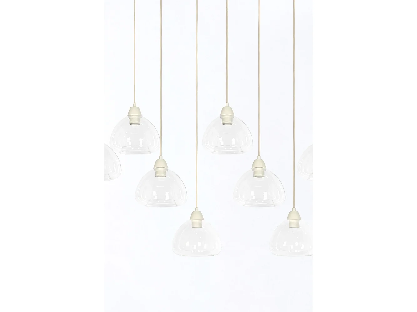 Suspension BISHO - 120x19x14cm - Blanc