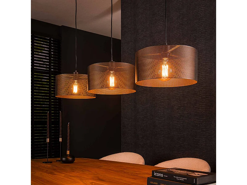 Suspension 3L Mesh Ronde - Noir Artic