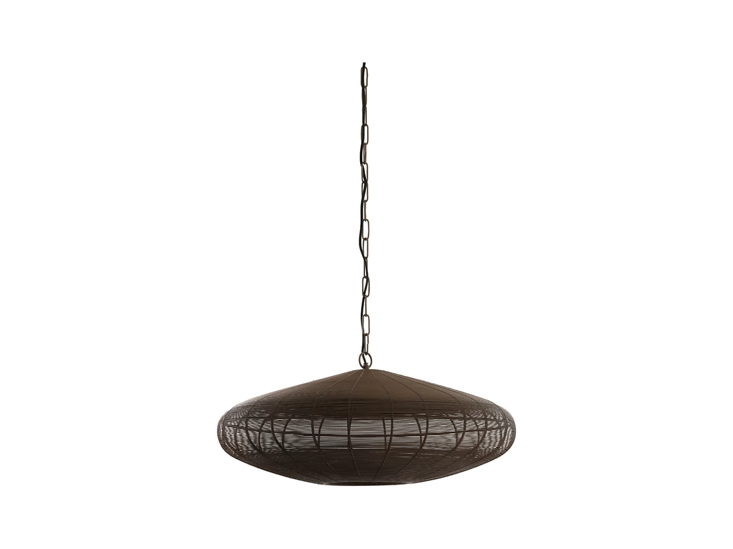 Suspension BAHOTO - Ø51x20cm - Marron