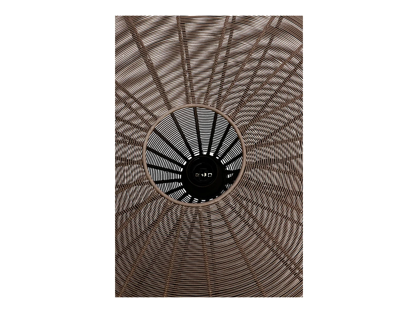 Hängelampe BAHOTO - Ø51x20cm - Braun
