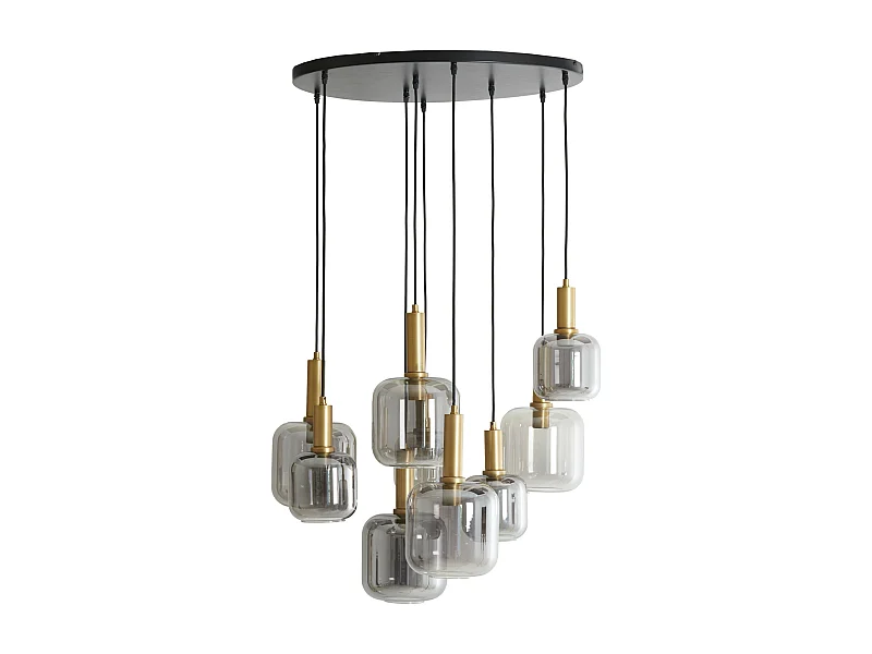 Lampe à suspension LEKAR - Ø83,5x79,5cm - Bronze