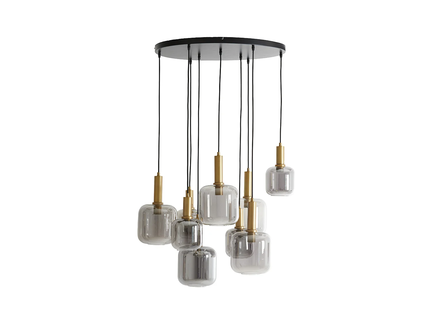 Lampe à suspension LEKAR - Ø83,5x79,5cm - Bronze