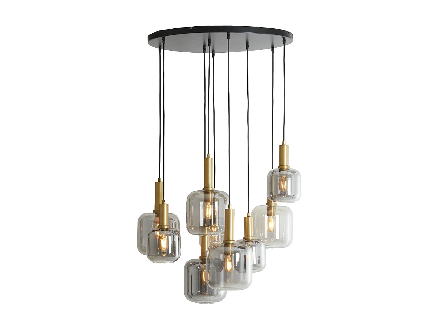 Lampe à suspension LEKAR - Ø83,5x79,5cm - Bronze