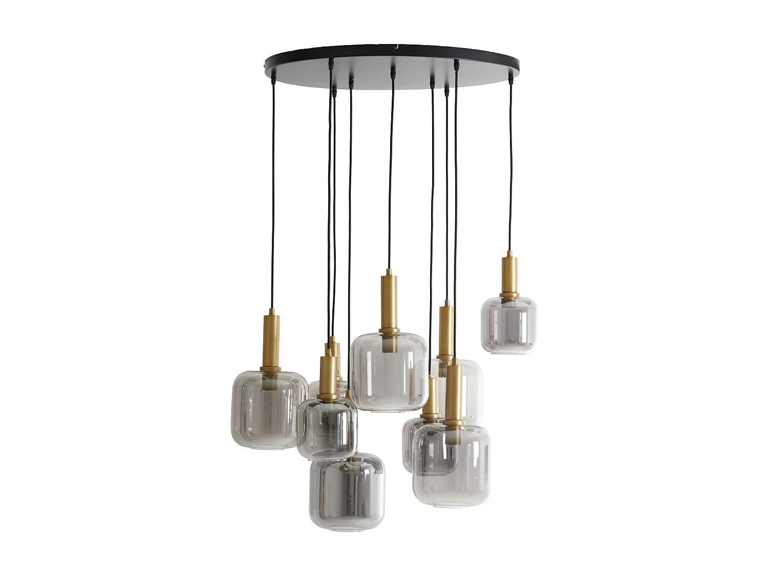 Lampe à suspension LEKAR - Ø83,5x79,5cm - Bronze