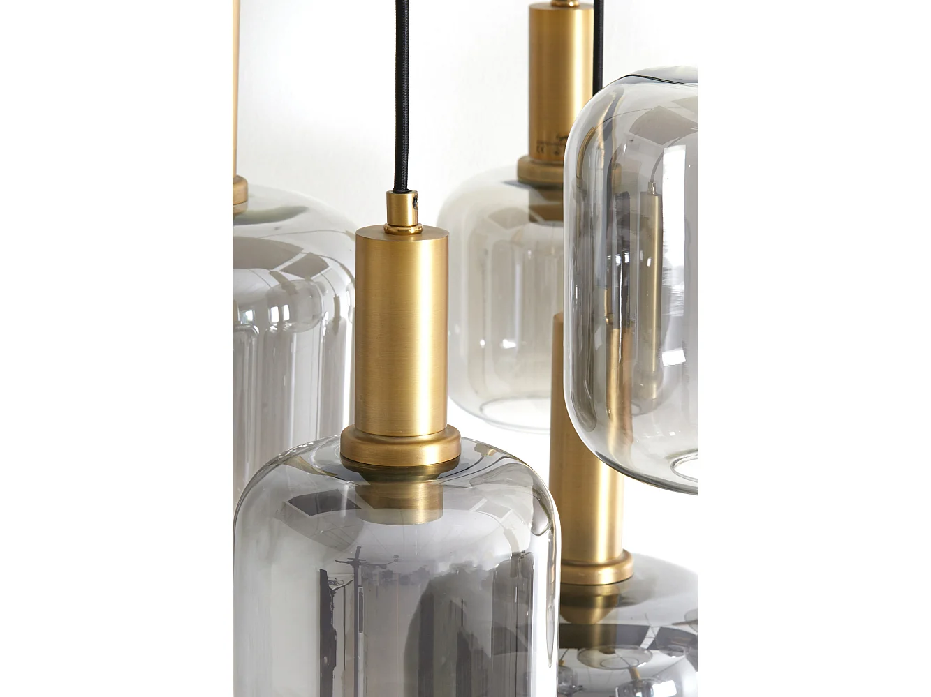 Lampe à suspension LEKAR - Ø83,5x79,5cm - Bronze