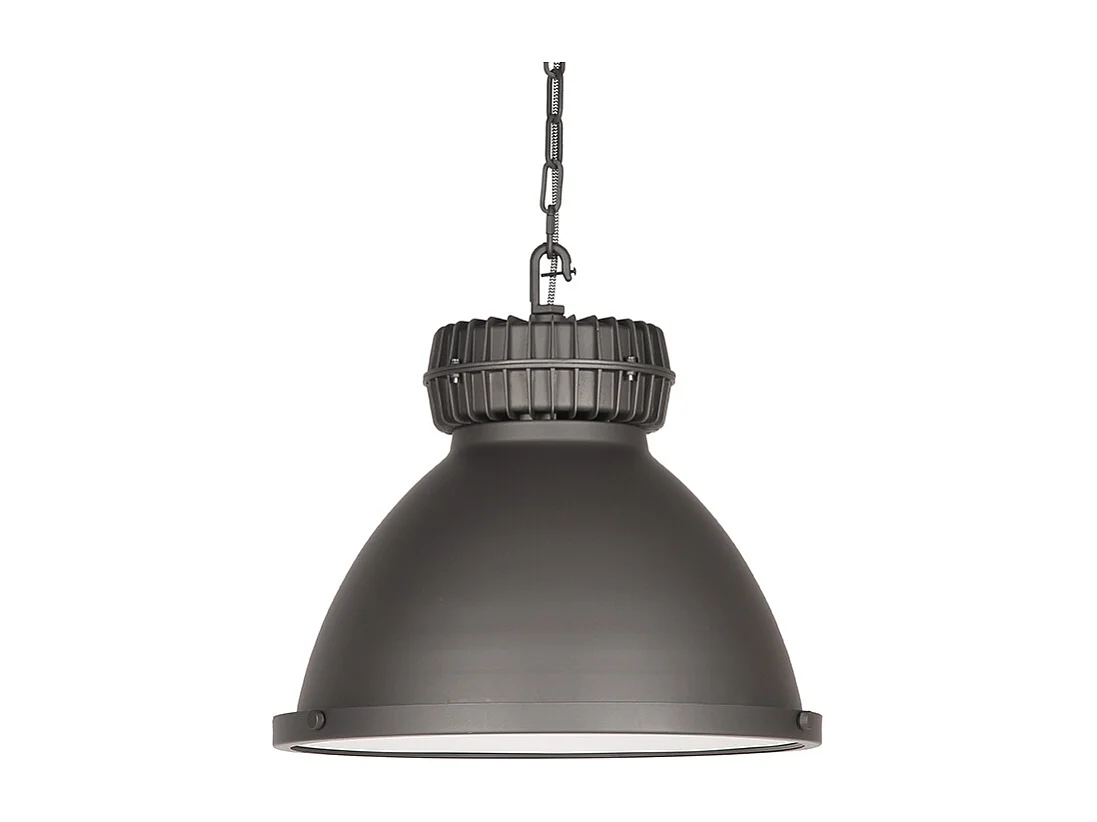 Lámpara colgante de alta resistencia - Acero quemado - Metal