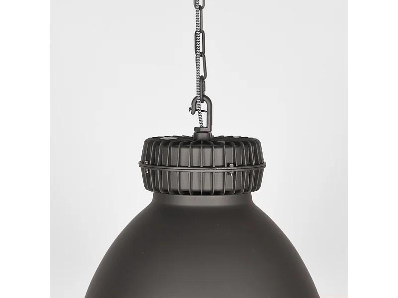 Lámpara colgante de alta resistencia - Acero quemado - Metal