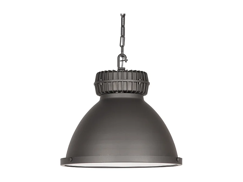 Lámpara colgante de alta resistencia - Acero quemado - Metal