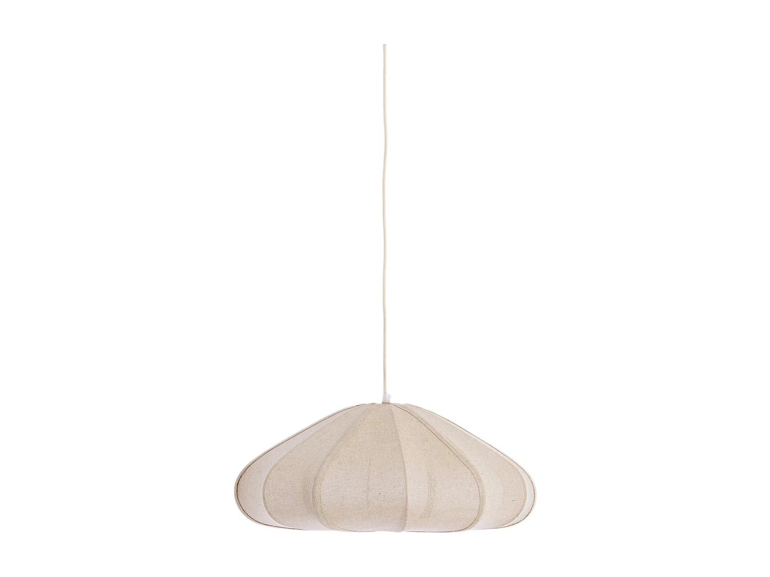 Lampe à suspension CESANO - Ø50x20cm - Blanc