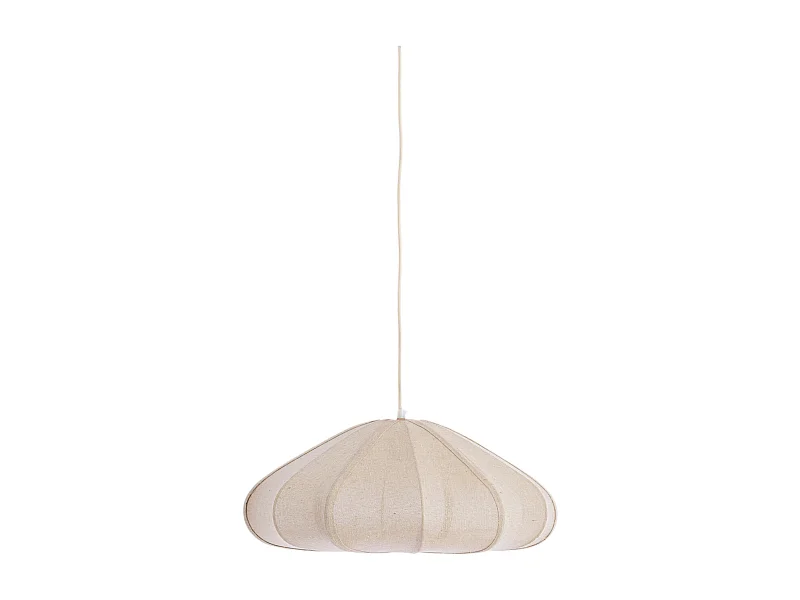 Lampe à suspension CESANO - Ø50x20cm - Blanc